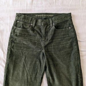 American Eagle Corduroy 90s Straight Pants (Size 4 Tall)